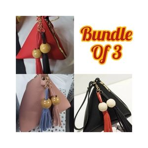 Gift Pack Of 3 - Triangle Wristlet Bags